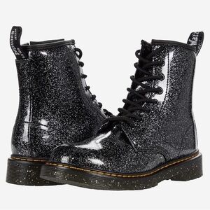 Dr. Martens Kid’s Collection Cosmic Glitter Lace/Zip Boot 1460 Y **NWT**